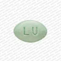 Lovastatin (Lovastatin [ loe-va-sta-tin ])-LU G01-10 mg-Green-Oval