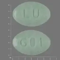 Lovastatin (Lovastatin [ loe-va-sta-tin ])-LU G01-10 mg-Green-Oval