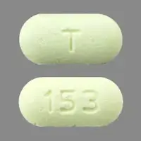 Meloxicam (Meloxicam (oral/injection) [ mel-oks-i-kam ])-T 153-15 mg-Yellow-Oval