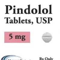 Pindolol (Pindolol [ pin-doe-lol ])-P 5-5 mg-White-Round