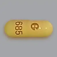 Tacrolimus (systemic) (monograph) (Astagraf xl)-G 685-0.5 mg-Yellow-Capsule-shape