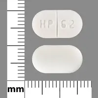 Theophylline (Theophylline (oral) [ thee-off-i-lin ])-HP 62-300 mg-White-Capsule-shape