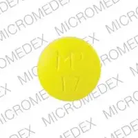 Thioridazine (Thioridazine [ thye-oh-rid-a-zeen ])-MP 17-50 mg-Yellow-Round