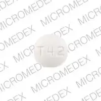 Trandolapril (Trandolapril [ tran-doe-la-pril ])-M T42-2 mg-White-Round