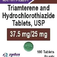 Hydrochlorothiazide and triamterene (Hydrochlorothiazide and triamterene [ hye-dro-klor-oh-thy-a-zide-and-trye-am-ter-een ])-856-25 mg / 37.5 mg-Green-Round