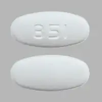 Metronidazole (Metronidazole (oral/injection))-851-500 mg-White-Oval