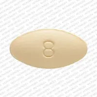 Ondansetron (injection) (Ondansetron (injection) [ on-dan-se-tron ])-NO 8-8 mg-Yellow-Oval