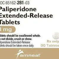 Paliperidone (injection) (Paliperidone (injection) [ pal-ee-per-i-done ])-AN 81-3 mg-White-Round