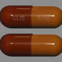 Rivastigmine transdermal (Rivastigmine transdermal [ riv-a-stig-meen ])-CL10 6 mg-6 mg-Orange / Red-Capsule-shape