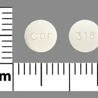 Acarbose (Acarbose [ ah-kar-bose ])-cor 318-25 mg-White-Round