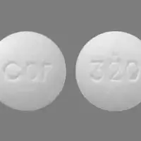 Acarbose (Acarbose [ ah-kar-bose ])-cor 320-100 mg-White-Round