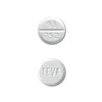 Atenolol (Atenolol [ a-ten-oh-lol ])-TEVA 93 752-50 mg-White-Round