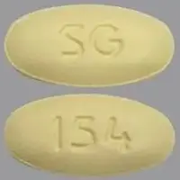 Atorvastatin (Atorvastatin [ a-tor-va-sta-tin ])-SG 154-40 mg-Yellow-Oval