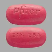 Azithromycin (Azithromycin [ a-zith-roe-mye-sin ])-Pfizer ZTM 250-250 mg-Pink-Capsule-shape