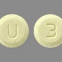 Chlorthalidone (Chlorthalidone [ klor-thal-i-done ])-U 3-25 mg-Yellow-Round