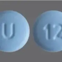 Cyclobenzaprine (Cyclobenzaprine [ sye-kloe-ben-za-preen ])-U 12-10 mg-Blue-Round