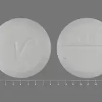 Diazepam (Diazepam (oral) [ dye-az-e-pam ])-2682 V-2 mg-White-Round