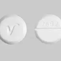 Diazepam (Diazepam (oral) [ dye-az-e-pam ])-2682 V-2 mg-White-Round