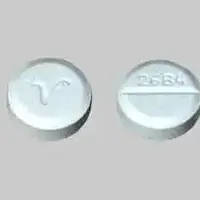 Diazepam (injection) (Diazepam (injection) [ dye-az-e-pam ])-V 2684-10 mg-Blue-Round