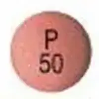 Diclofenac (Diclofenac [ dye-kloe-fen-ak ])-P 50-50 mg-Brown-Round