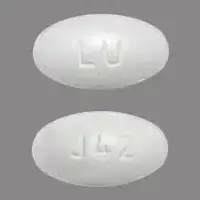 Fenofibrate (Fenofibrate [ fen-oh-fye-brate ])-LU J42-160 mg-White-Oval