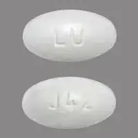 Fenofibric acid/fenofibrate (monograph) (Antara)-LU J42-160 mg-White-Oval