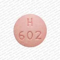 Fluconazole (Fluconazole (oral/injection) [ floo-koe-na-zole ])-H 602-100 mg-Pink-Round