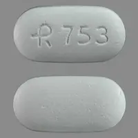 Glyburide and metformin (Glyburide and metformin [ glye-bure-ide-and-met-for-min ])-R 753-5 mg / 500 mg-Blue-Capsule-shape