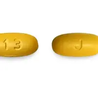 Lacosamide (monograph) (Vimpat)-J 13-100 mg-Yellow-Oval