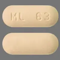 Levofloxacin (systemic) (monograph) (Levaquin)-ML 63-500 mg-Peach-Capsule-shape