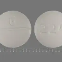 Lithium (Lithium [ lith-ee-um ])-G 224-450 mg-Yellow-Round