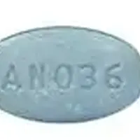 Guaifenesin (Guaifenesin [ gwye-fen-e-sin ])-AN036-600 mg-Blue-Oval