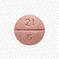 Meclizine (Meclizine [ mek-li-zeen ])-21 G-25 mg-Pink-Round