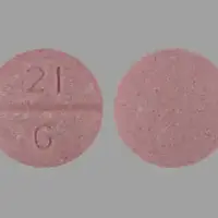 Meclizine (Meclizine [ mek-li-zeen ])-21 G-25 mg-Pink-Round