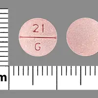 Meclizine (Meclizine [ mek-li-zeen ])-21 G-25 mg-Pink-Round