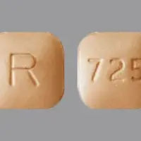 Montelukast (Montelukast [ mon-te-loo-kast ])-R 725-10 mg (base)-Brown-Four-sided