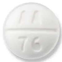 Nadolol (Nadolol [ na-doe-lol ])-AA 76-20 mg-White-Round