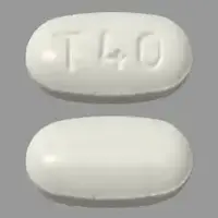 Telmisartan (Telmisartan [ tel-mi-sar-tan ])-T40-40 mg-White-Oval