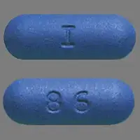 Valacyclovir (Valacyclovir [ val-a-sye-kloe-veer ])-I 86-500 mg-Blue-Capsule-shape