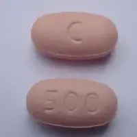 Capecitabine (Capecitabine [ kap-e-sye-ta-been ])-C 500-500 mg-Peach-Capsule-shape