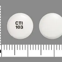 Diclofenac (Diclofenac [ dye-kloe-fen-ak ])-CTI 103-75 mg-White-Round