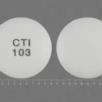 Diclofenac (Diclofenac [ dye-kloe-fen-ak ])-CTI 103-75 mg-White-Round