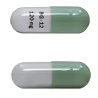 Dimethyl fumarate (Dimethyl fumarate [ dye-meth-il-fue-mar-ate ])-BG-12 120 mg-120 mg-Green & White-Capsule-shape