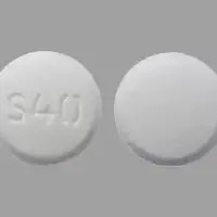 Fosinopril (Fosinopril [ foe-sin-oh-pril ])-S 40-40 mg-White-Round