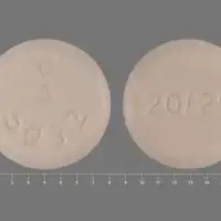 Hydrochlorothiazide and lisinopril (Hydrochlorothiazide and lisinopril [ hye-droe-klor-oh-thye-a-zide-and-lye-sin-oh-pril ])-20/25 Logo 5032-25 mg / 20 mg-Orange-Round