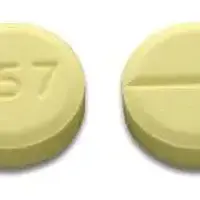 Hydrochlorothiazide and triamterene (Hydrochlorothiazide and triamterene [ hye-dro-klor-oh-thy-a-zide-and-trye-am-ter-een ])-857-50 mg / 75 mg-Yellow-Round