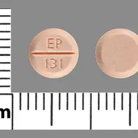 Hydrochlorothiazide (Hydrochlorothiazide [ hye-dro-klor-o-thy-a-zide ])-EP 131-25 mg-Peach-Round