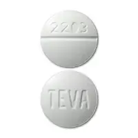 Metoclopramide (oral/injection) (Metoclopramide (oral/injection) [ met-oh-kloe-pra-mide ])-TEVA 2203-10 mg-White-Round