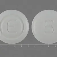 Ondansetron (Ondansetron (oral) [ on-dan-se-tron ])-E 5-4 mg-White-Round