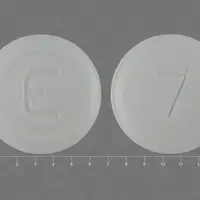 Ondansetron (Ondansetron (oral) [ on-dan-se-tron ])-E 7-8 mg-White-Round